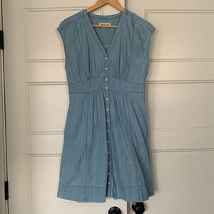 Madewell denim dress size 6